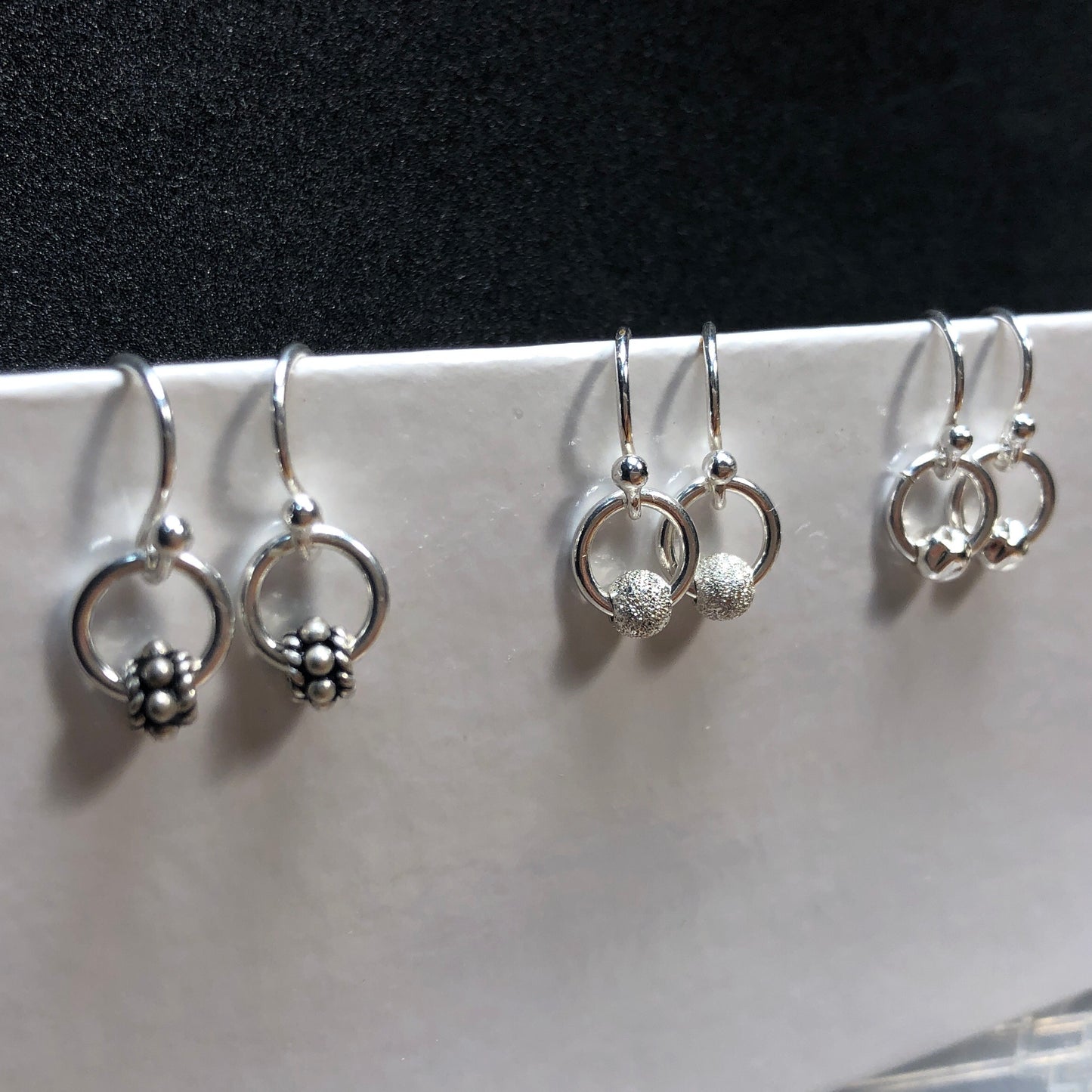 Dainty Rock Earrings